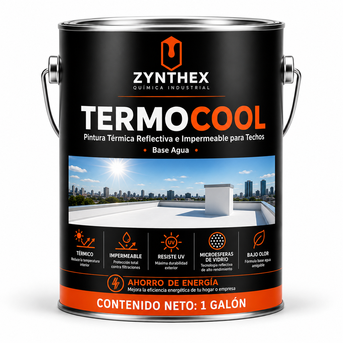 Pintura para Techos Reflectiva Aislante con Microesferas