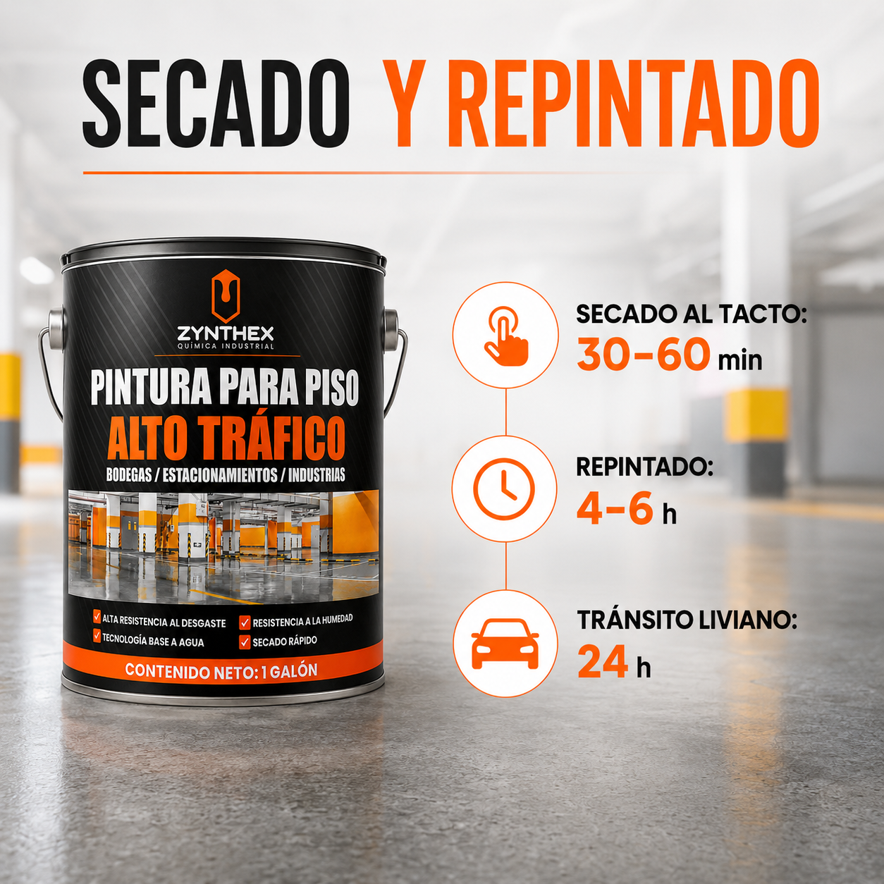 Pintura para Pisos Alto Tráfico