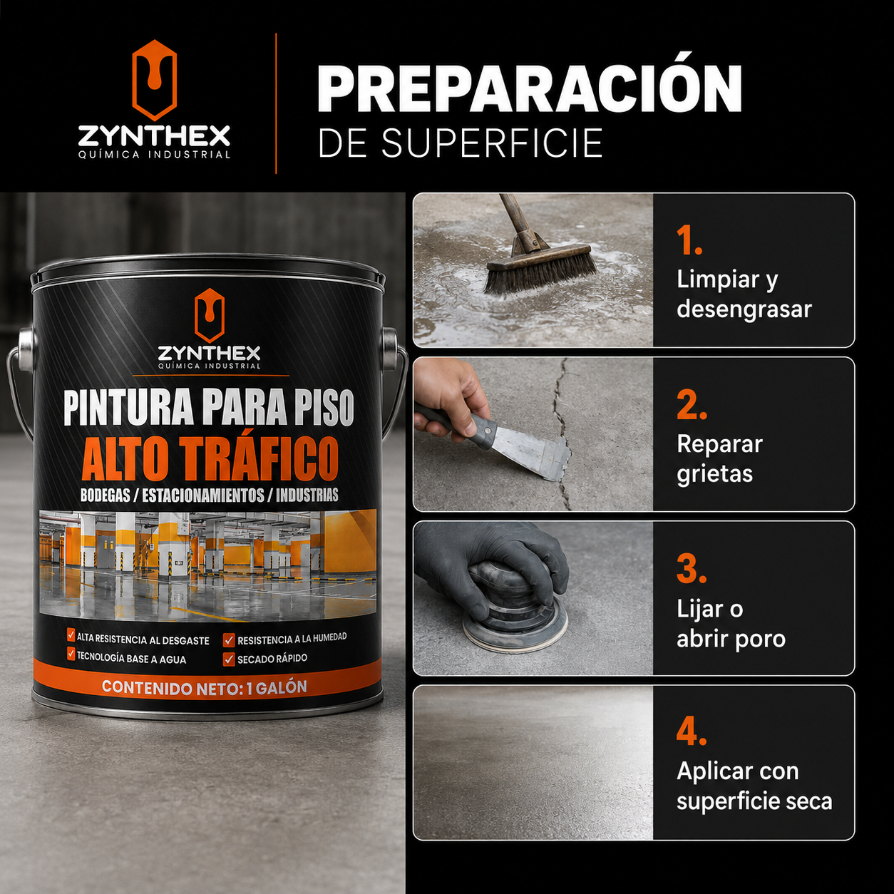 Pintura para Pisos Alto Tráfico