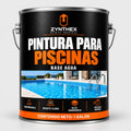 Pintura para piscinas acrílica al agua Zynthex, galón